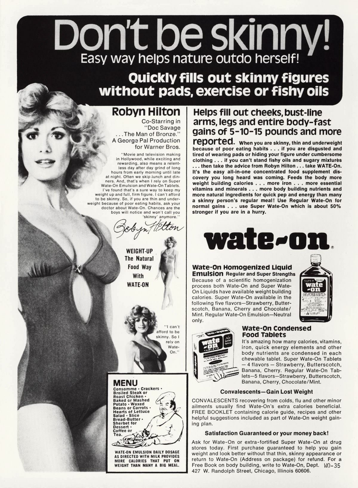 50+ Hilarious Vintage Ads Promoting Weight Gain For Women For Ridiculous Reasons Vintage Ads
