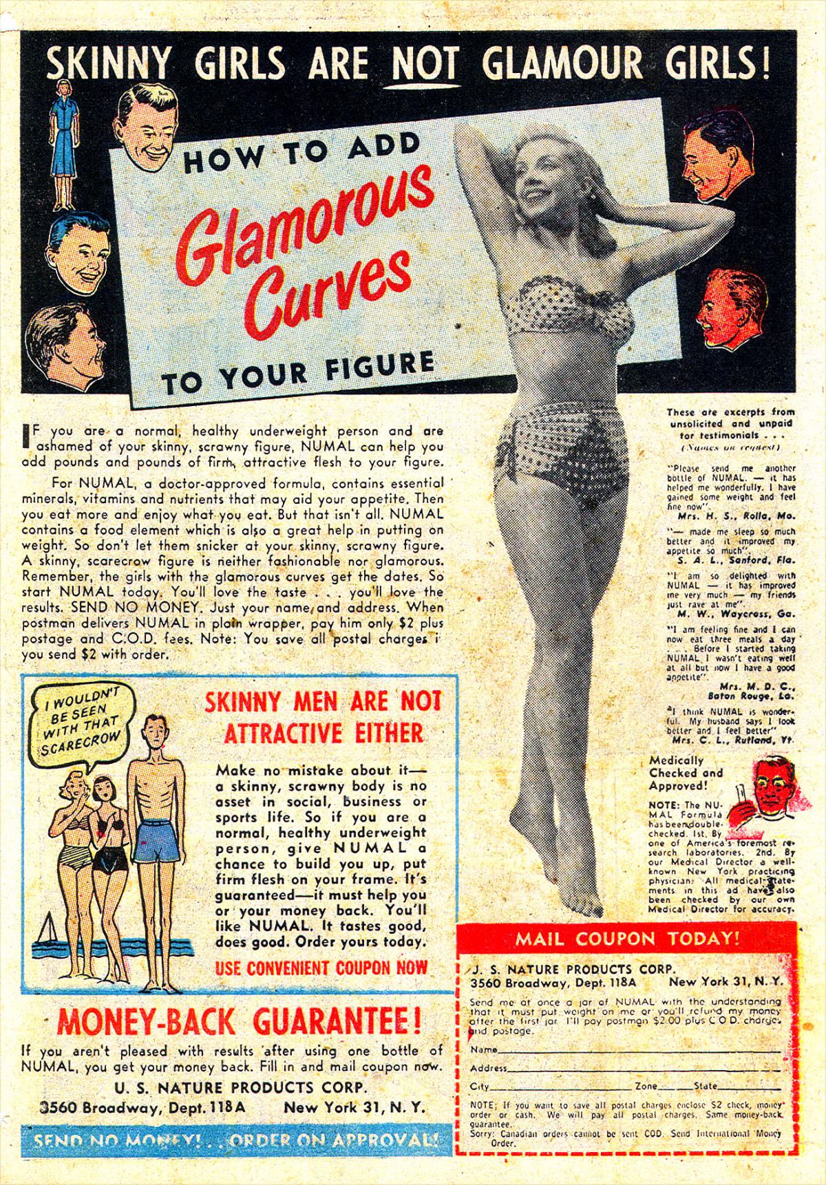 50+ Hilarious Vintage Ads Promoting Weight Gain For Women For Ridiculous Reasons Vintage Ads