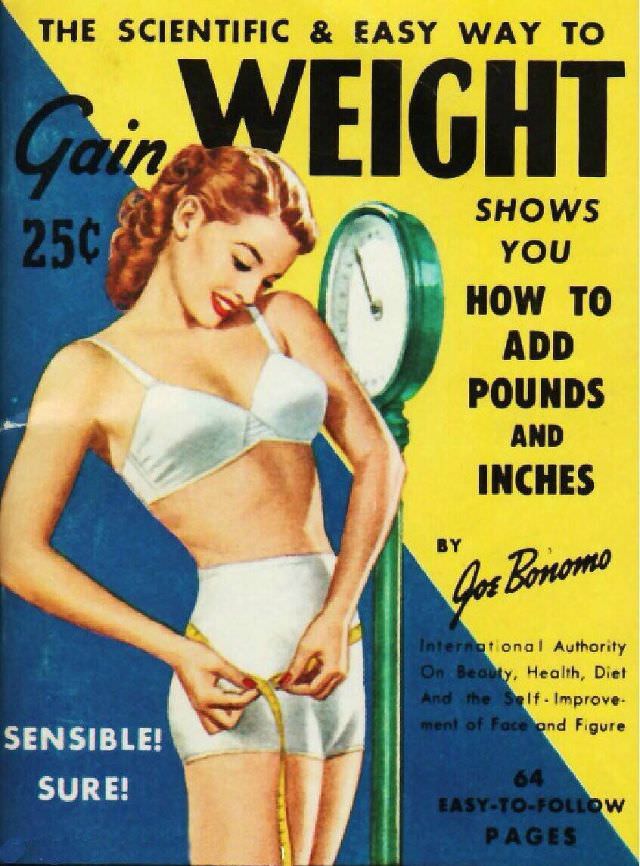 #13 50+ Hilarious Vintage Ads Promoting Weight Gain For Women For Ridiculous Reasons #13 Vintage Ads