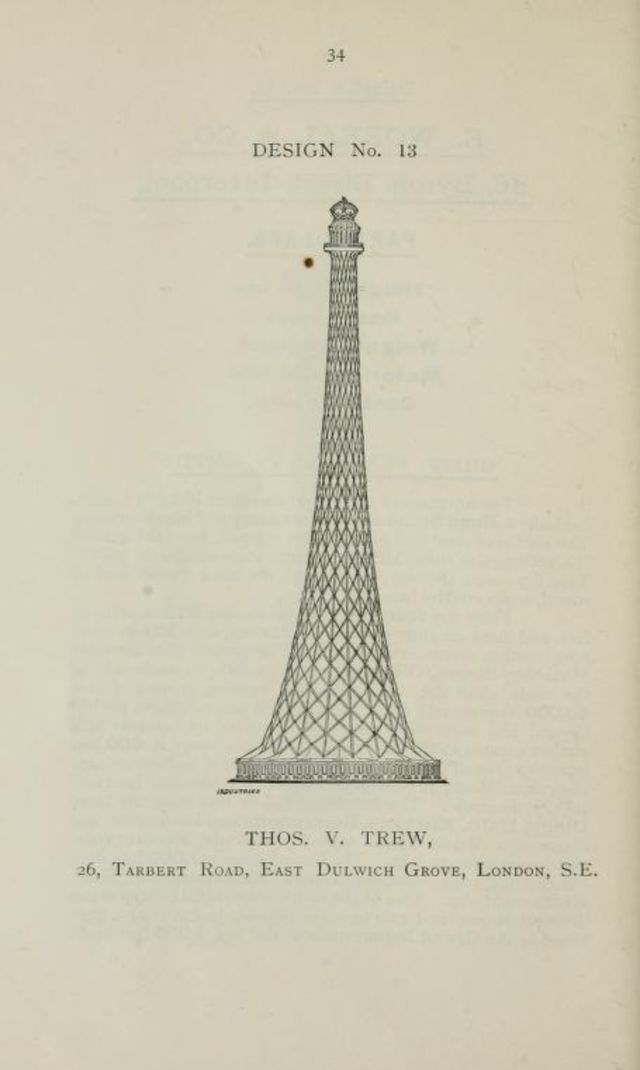 50+ Competitive Designs Submitted For The Construction Of Great Tower For London In 1890 Inventions