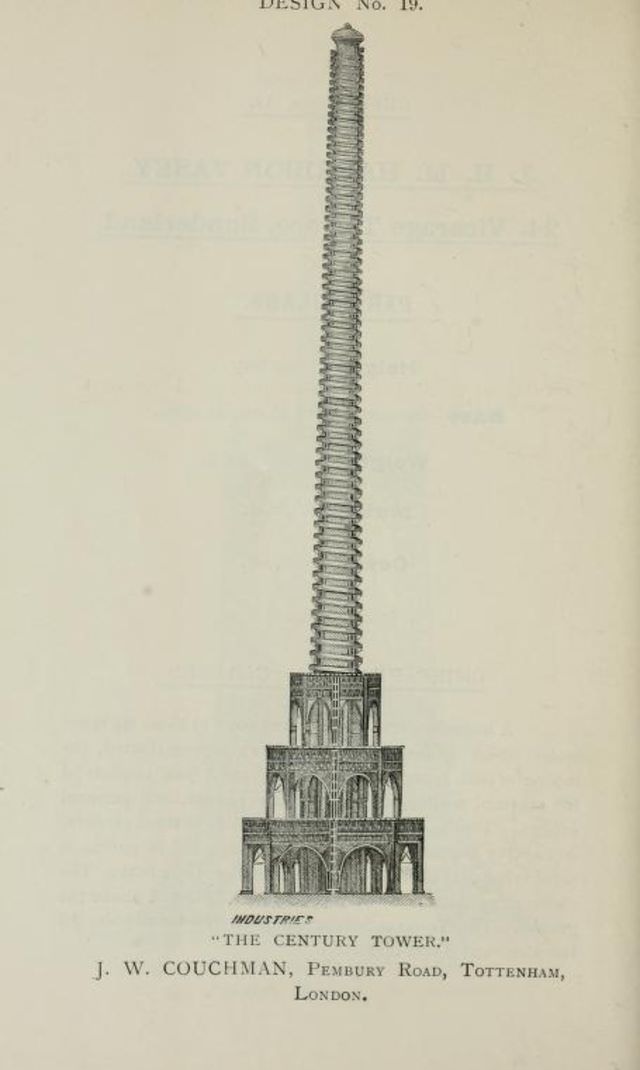 #20 50+ Competitive Designs Submitted For The Construction Of Great Tower For London In 1890 #20 Inventions
