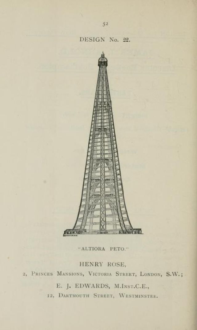 50+ Competitive Designs Submitted For The Construction Of Great Tower For London In 1890 Inventions