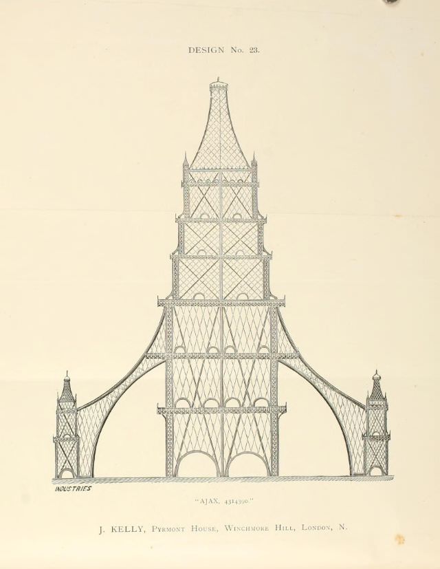 50+ Competitive Designs Submitted For The Construction Of Great Tower For London In 1890 Inventions