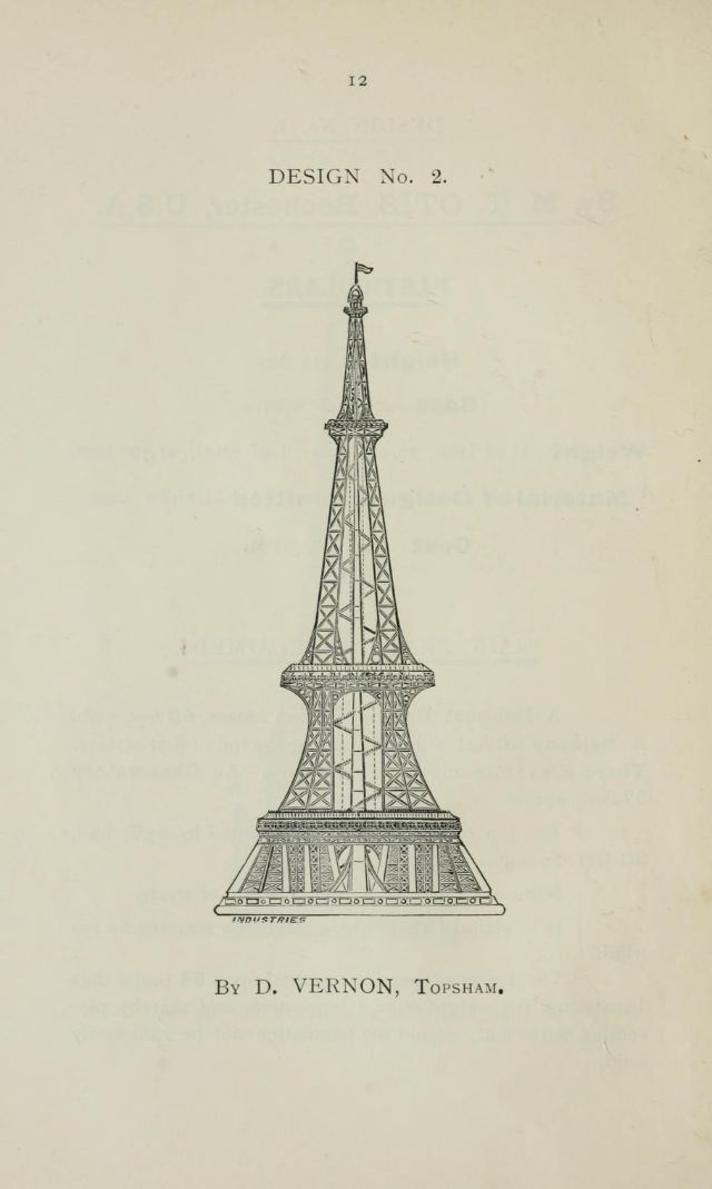 50+ Competitive Designs Submitted For The Construction Of Great Tower For London In 1890 Inventions