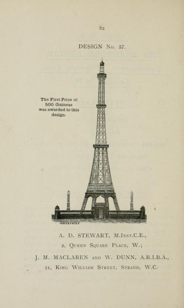50+ Competitive Designs Submitted For The Construction Of Great Tower For London In 1890 Inventions