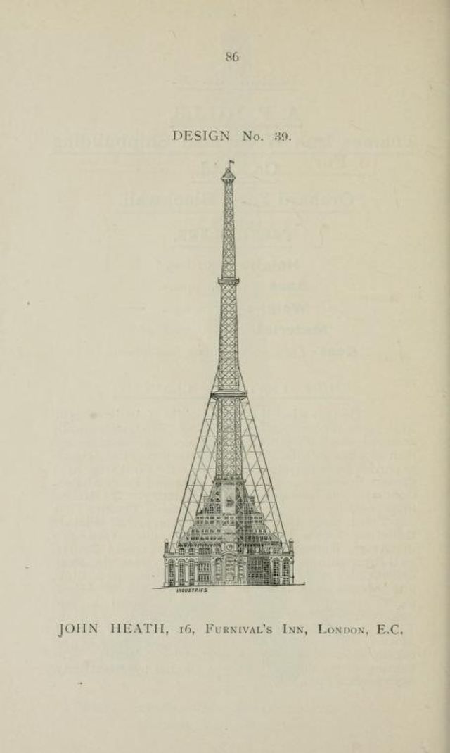 50+ Competitive Designs Submitted For The Construction Of Great Tower For London In 1890 Inventions