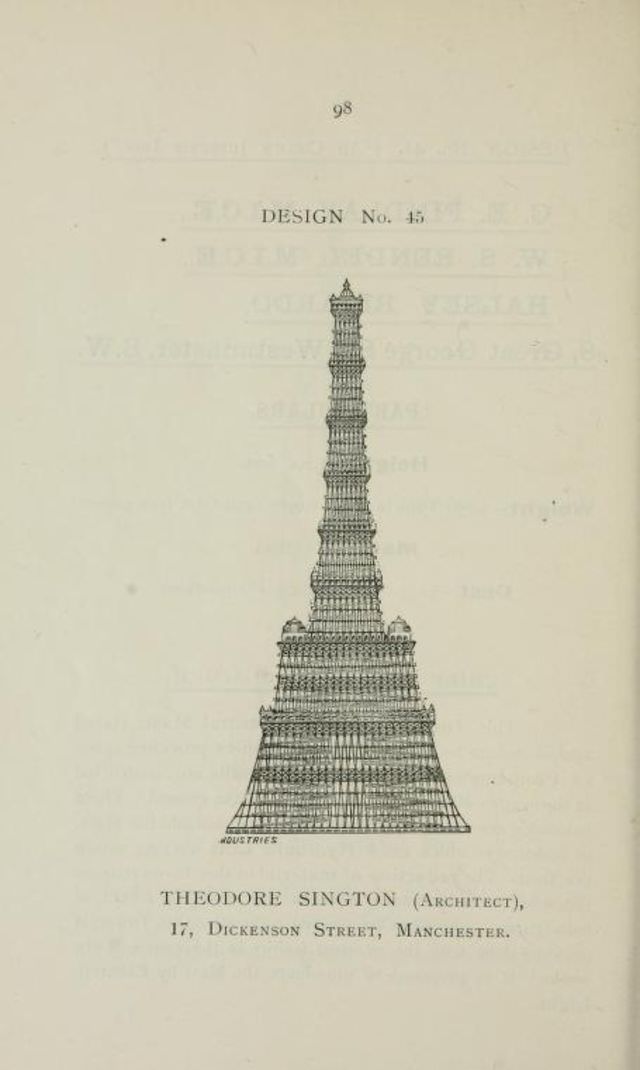 50+ Competitive Designs Submitted For The Construction Of Great Tower For London In 1890 Inventions