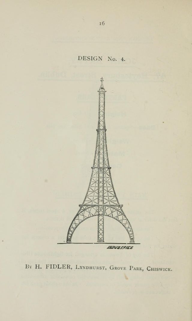 50+ Competitive Designs Submitted For The Construction Of Great Tower For London In 1890 Inventions