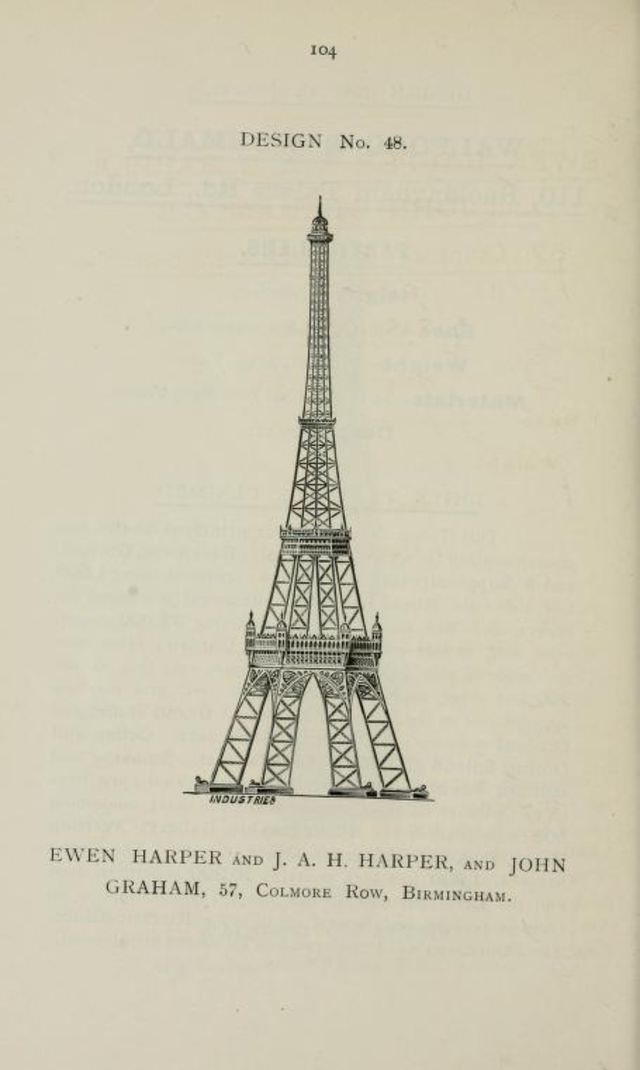 50+ Competitive Designs Submitted For The Construction Of Great Tower For London In 1890 Inventions
