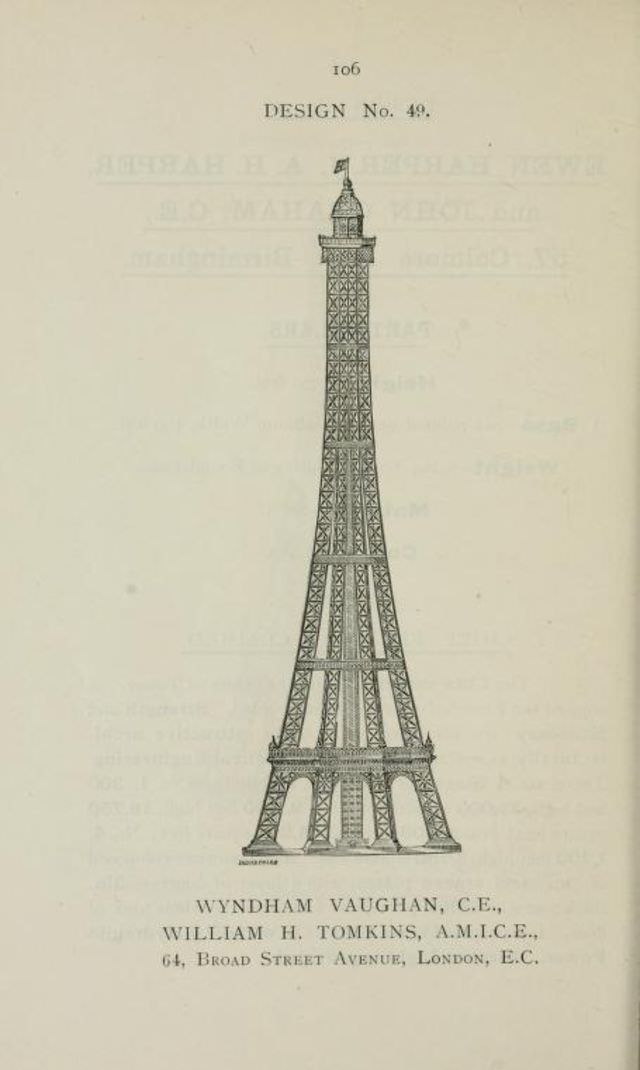 50+ Competitive Designs Submitted For The Construction Of Great Tower For London In 1890 Inventions