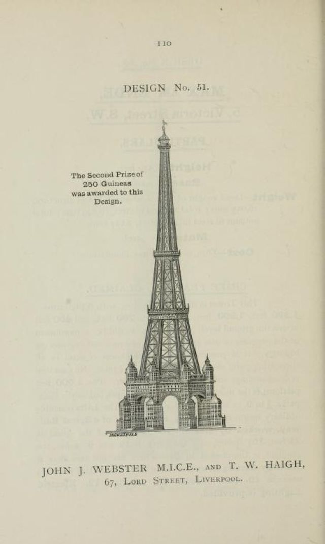 50+ Competitive Designs Submitted For The Construction Of Great Tower For London In 1890 Inventions