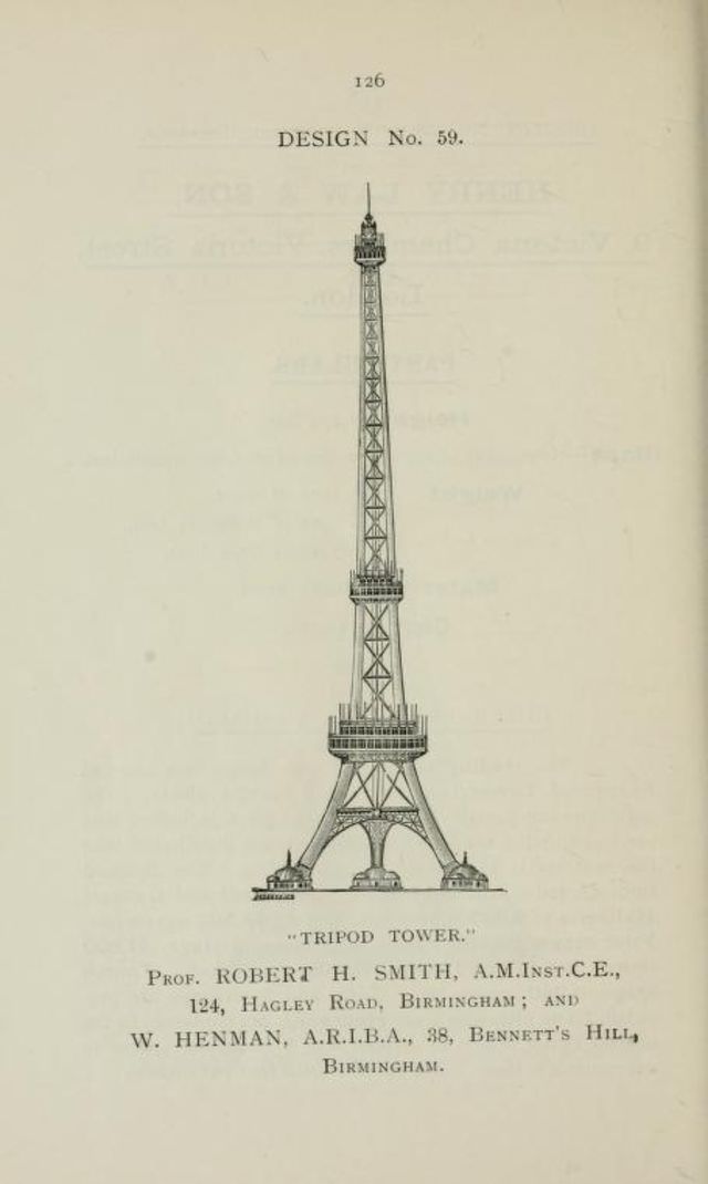 50+ Competitive Designs Submitted For The Construction Of Great Tower For London In 1890 Inventions