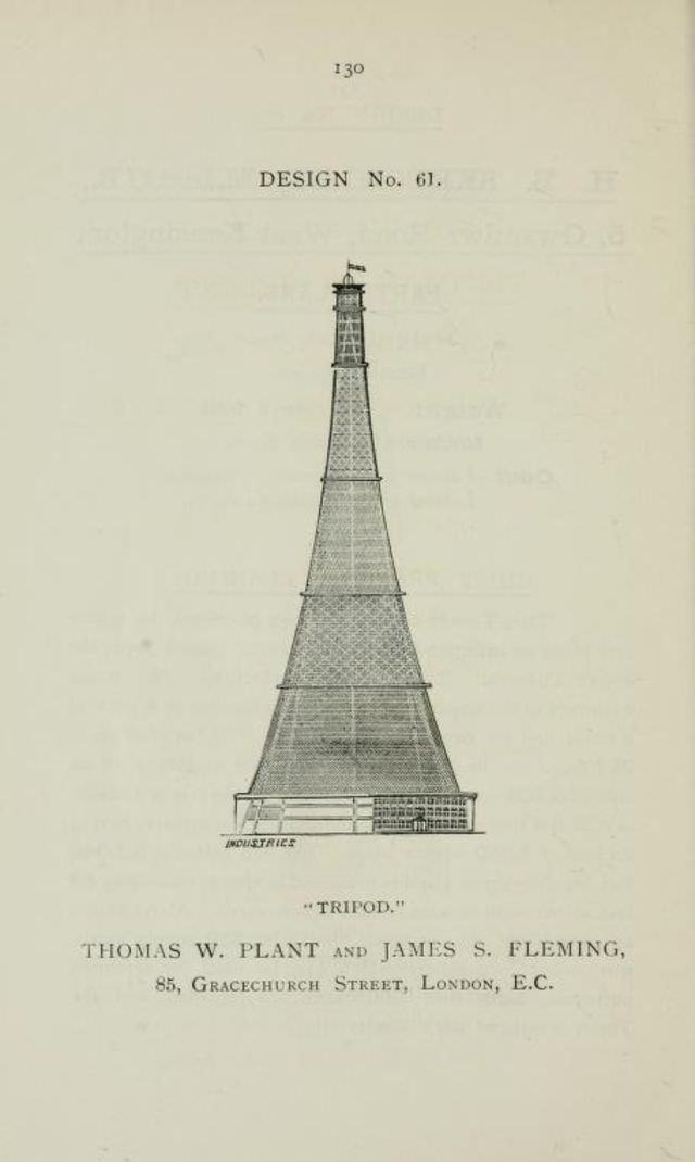 50+ Competitive Designs Submitted For The Construction Of Great Tower For London In 1890 Inventions