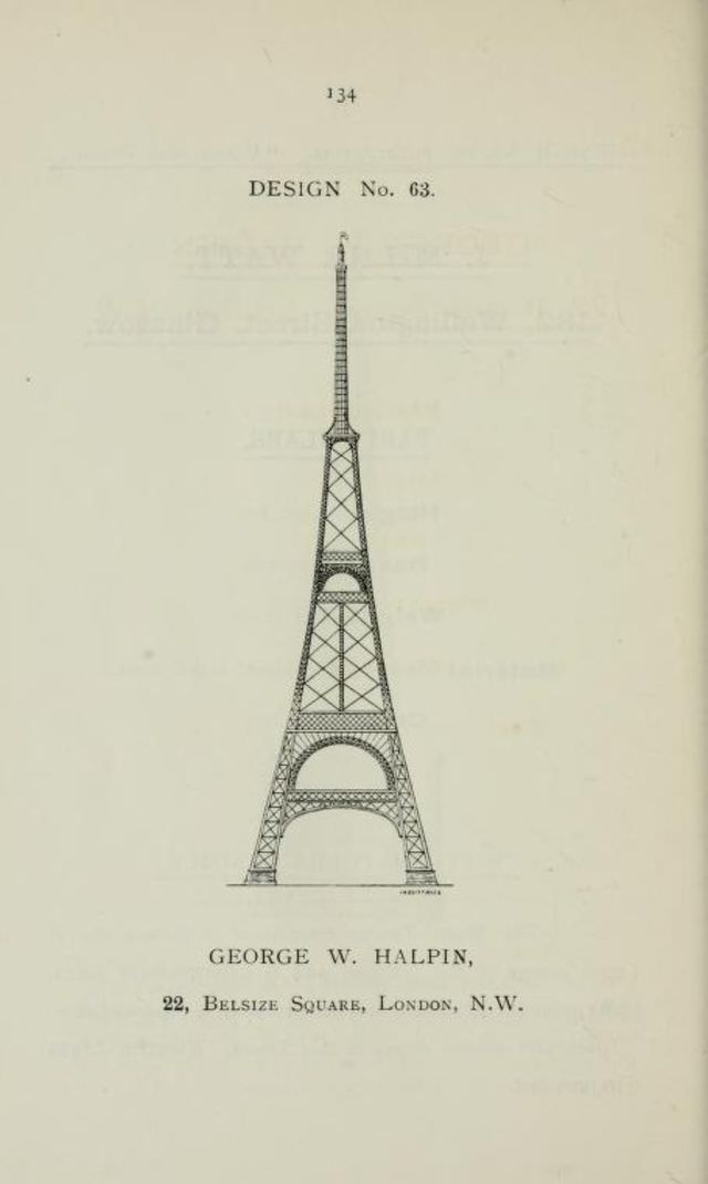 50+ Competitive Designs Submitted For The Construction Of Great Tower For London In 1890 Inventions