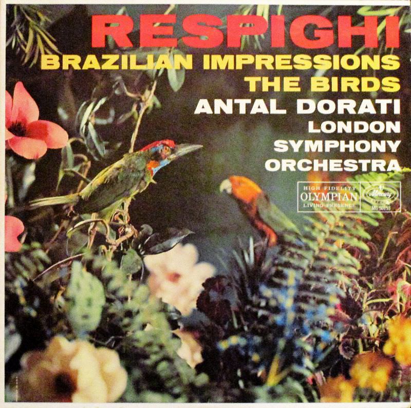 #54 Respighi’s The Birds / Brazilian Impressions, London Symphony, 1959