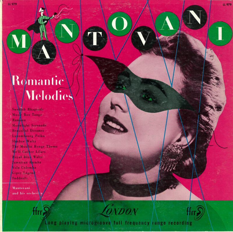 #9 Romantic Melodies, Mantovani, 1954