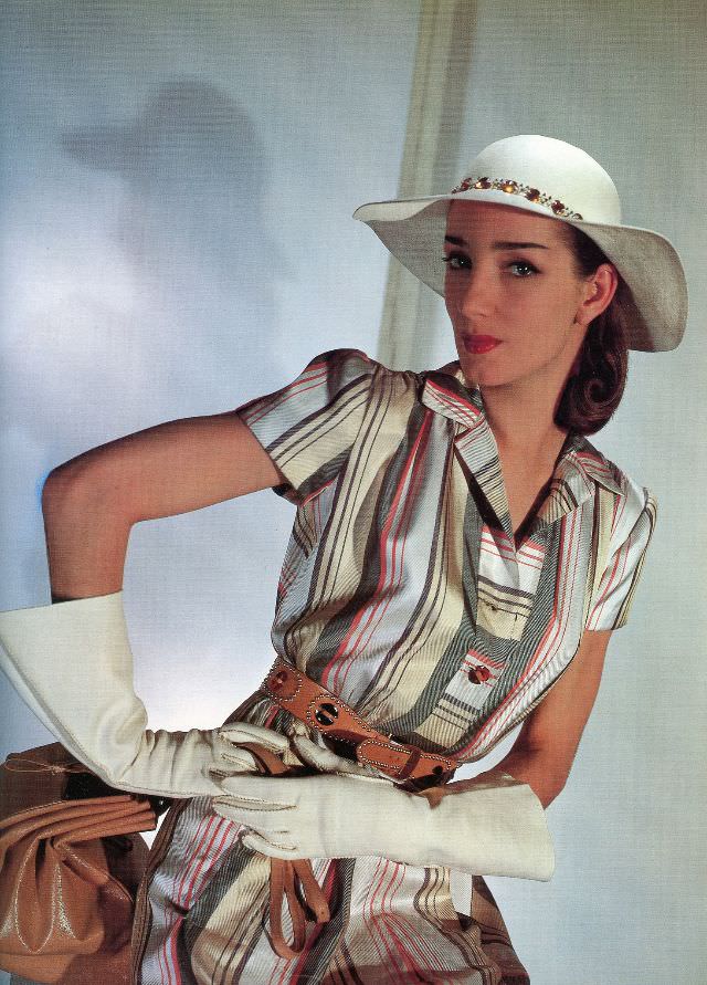 #19 Princess Natalia Paley in dinner/theatre ensemble by Mainbocher, 1944