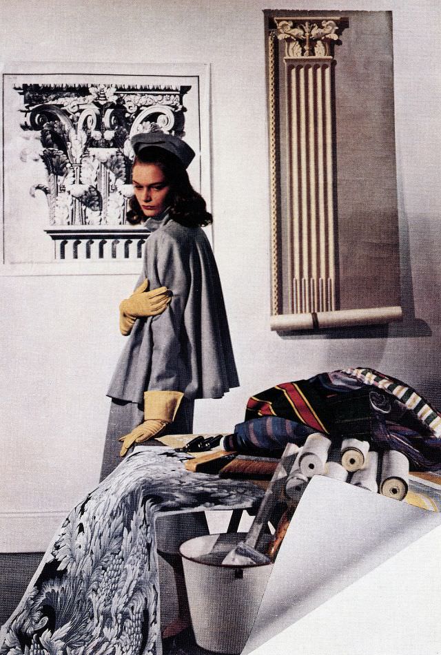 #41 Natalie Paine wearing two-piece bathing suit, January 1947