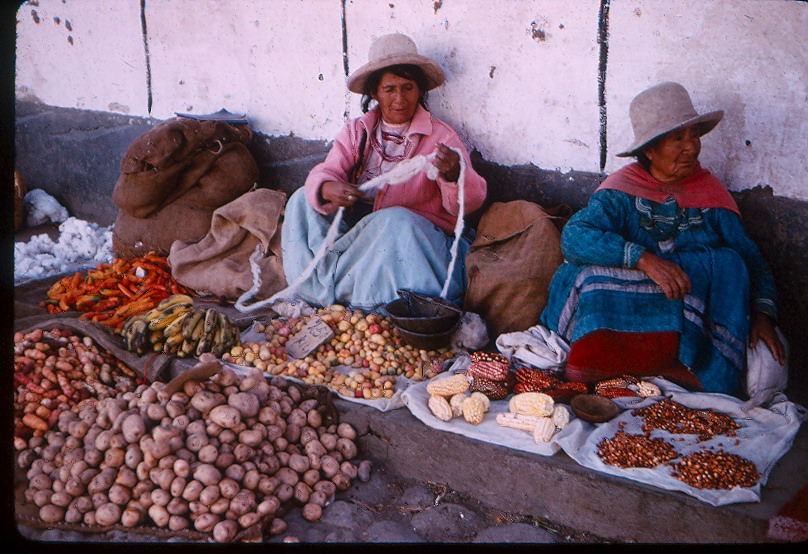 #37 Street market in Yerupaja, Peru, 1966