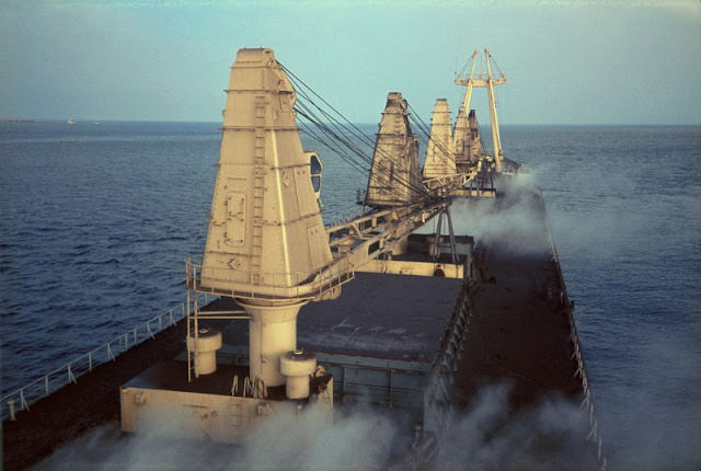 #50 Iron dust after loading 30,000 tons of iron ore to M/V Golden Kimisis in southern Peru