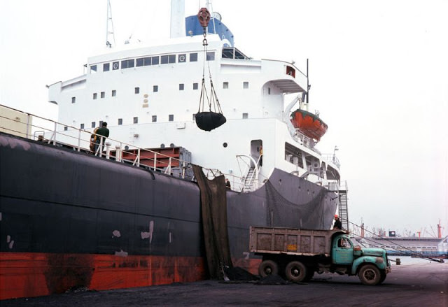 #53 Unloading to M/V Golden Kimisis, Callao, Peru
