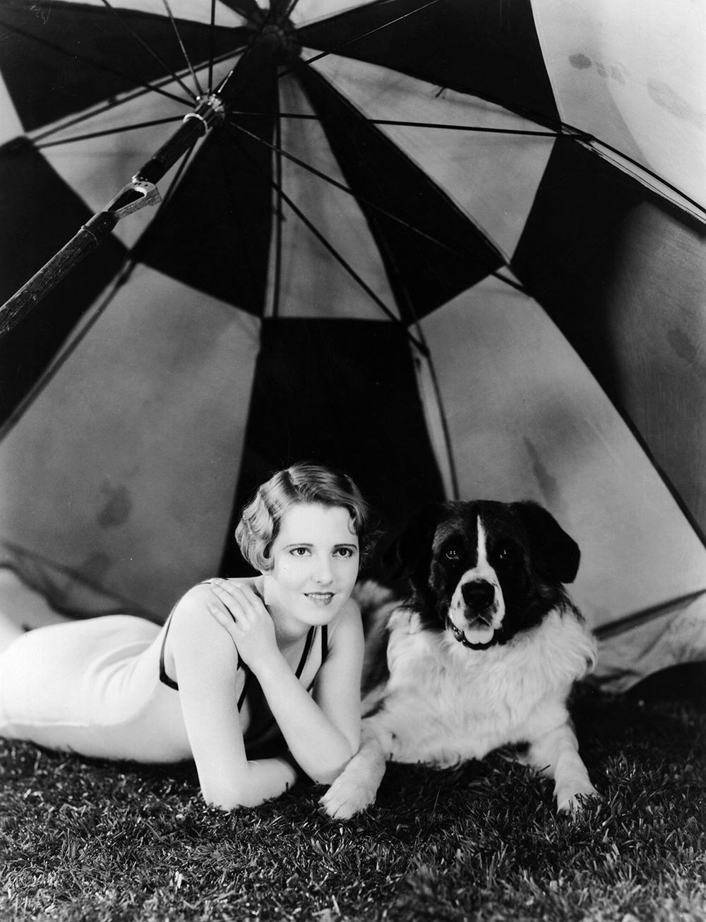 #17 Jean Arthur and her dog