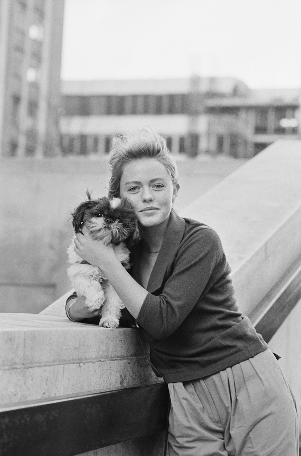 #2 Patsy Kensit and her dog