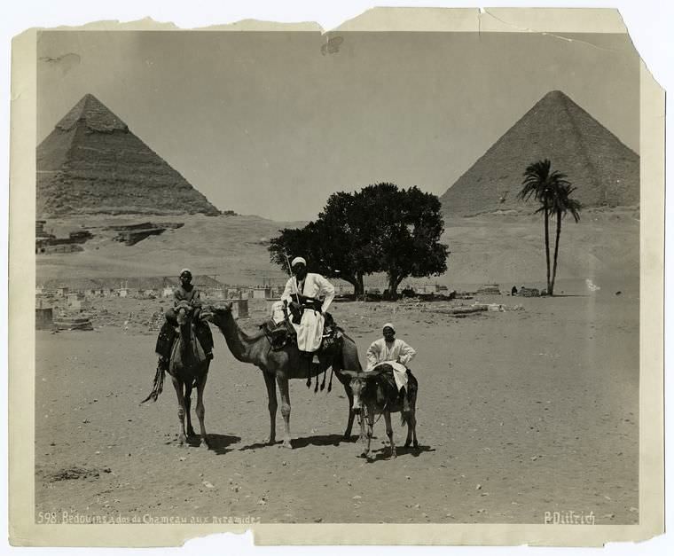 #20 People at the Ancient Egyptian Pyramids of Giza