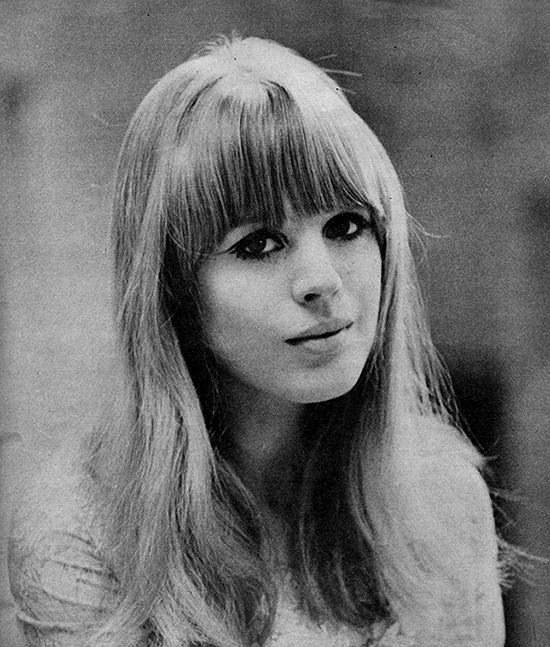 #26 Unseen photo of Marianne Faithfull for “Paris Match”, 1966.