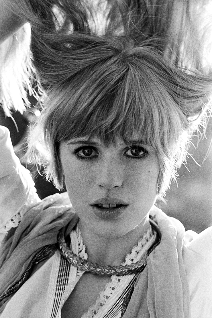 #35 Marianne Faithfull in Heidelberg, Germany, 1967.