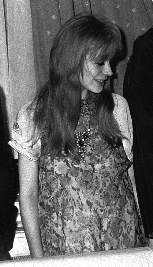 #44 Marianne Faithfull, 1967. Photo by Ben Merk.