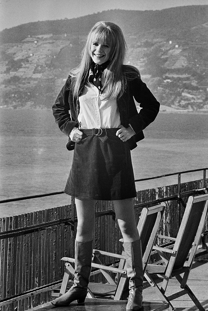 #45 Marianne Faithfull at the San Remo Song Festival, 1967.
