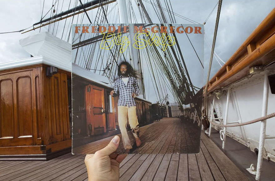 Photographer Spends Years To Rediscover The Locations Of Reggae Vinyl Covers (50+ Albums) Then &; Now