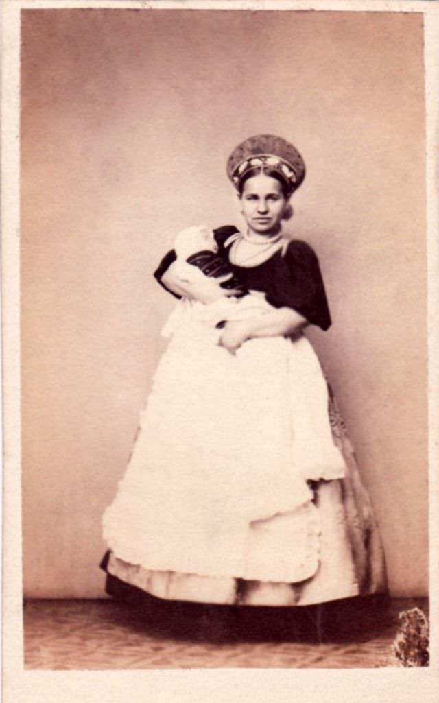 #25 Wetnurse and infant