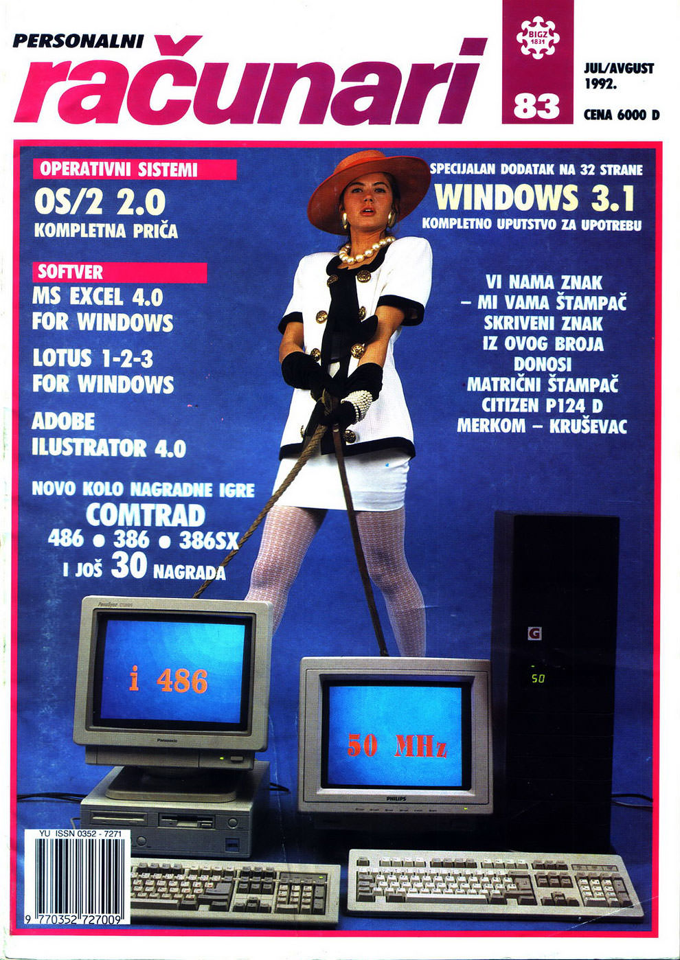 Sensual Vintage Yugoslavian Computer Magazine Covers Girls Of The 1980s-90s Vintage Ads