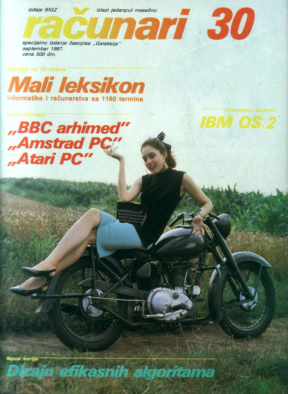 Sensual Vintage Yugoslavian Computer Magazine Covers Girls Of The 1980s-90s Vintage Ads