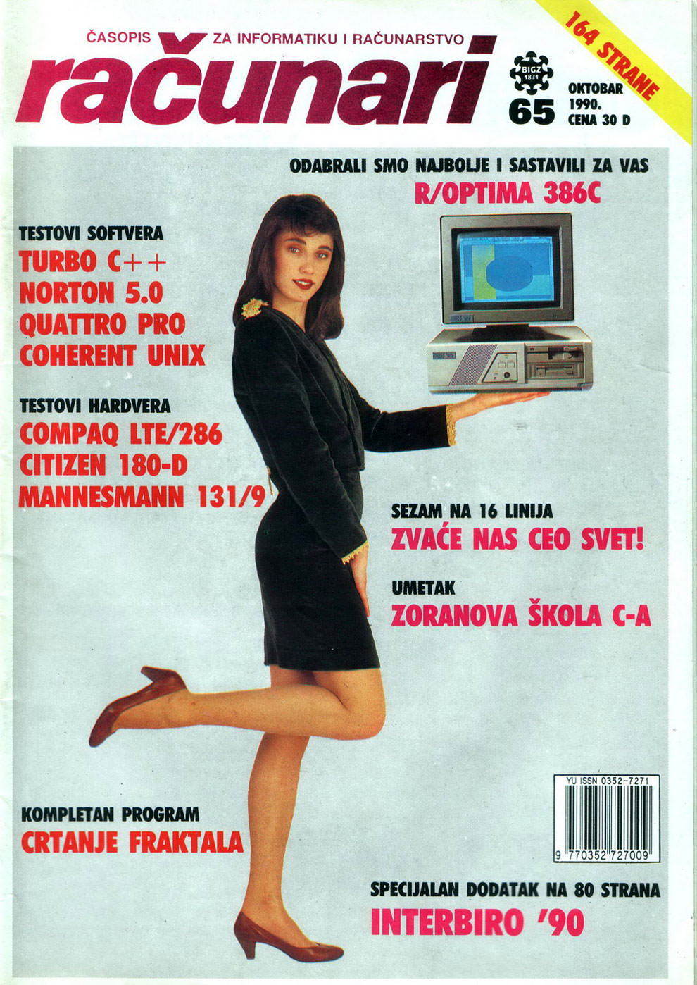 Sensual Vintage Yugoslavian Computer Magazine Covers Girls Of The 1980s-90s Vintage Ads
