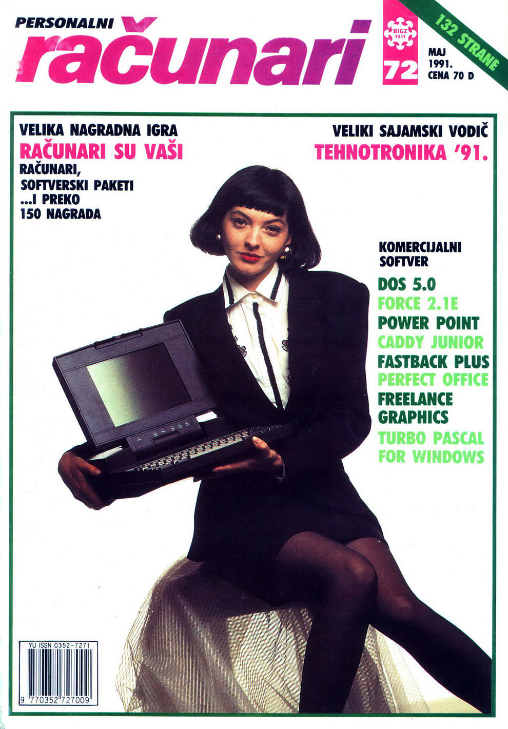 Sensual Vintage Yugoslavian Computer Magazine Covers Girls Of The 1980s-90s Vintage Ads