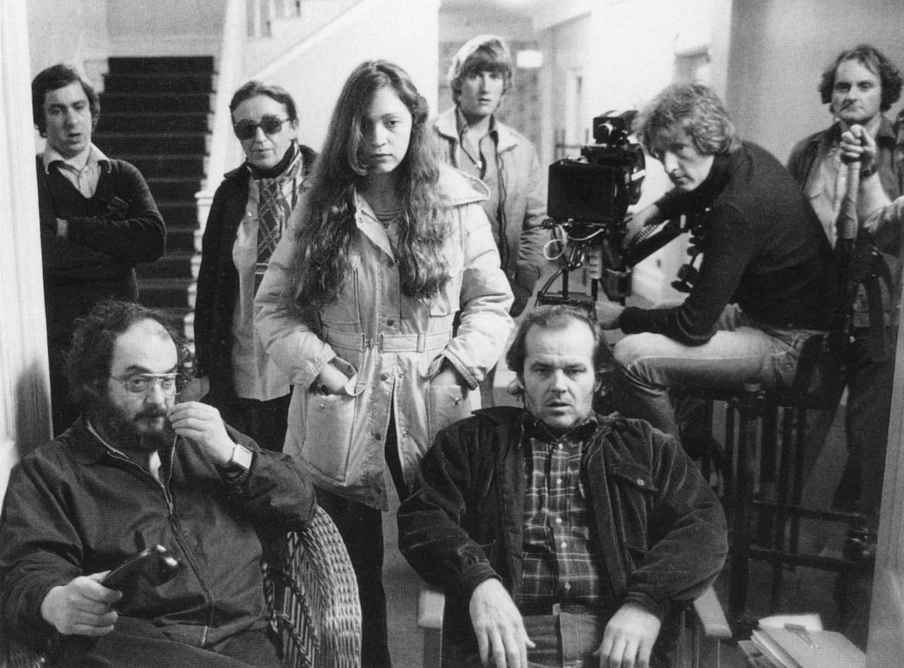 #38 Stanley Kubrick, Jack Nicholson, Steadicam inventor Garrett Brown, Kubrick’s daughter, Vivian, Continuity Supervisor June Randall, and others.
