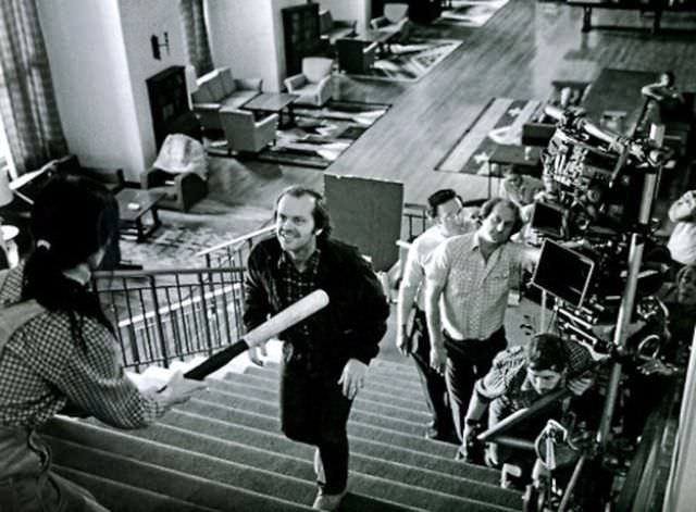 #5 Jack Nicholson climbing stairs for a scene