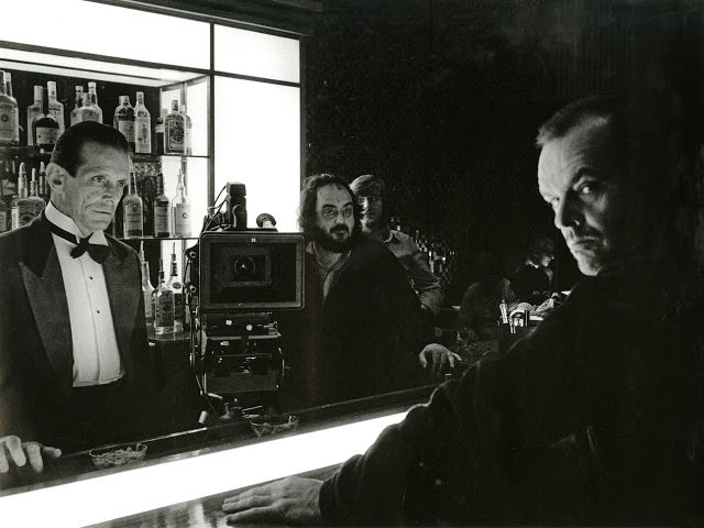 #7 The Shining (Jack Nicholson with Stanley Kubrick directing)