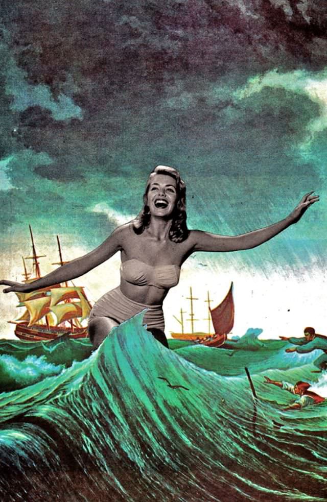 Moments before Delores realized her boogie board had been grabbed by a giant squid she imagined what shipwrecked sailors thought as they were about to enter Davy Jones’ locker