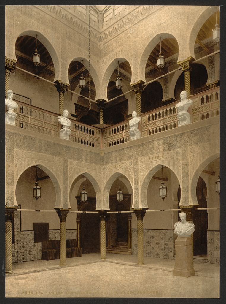 #25 Interior of governor’s palace, Algiers, Algeria