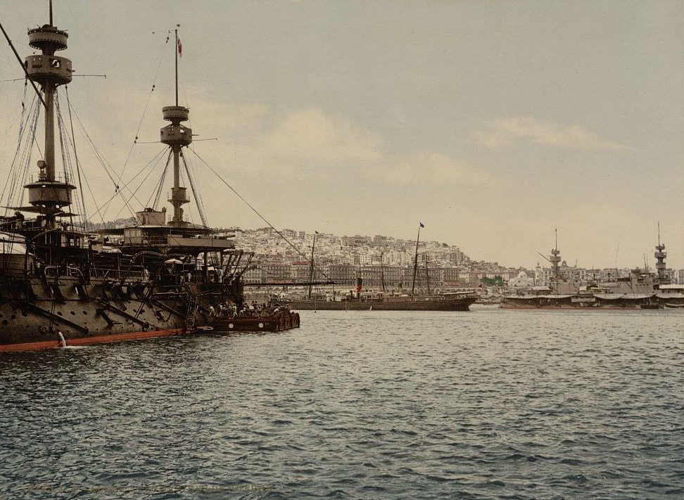 #26 With war ships, Algiers, Algeria