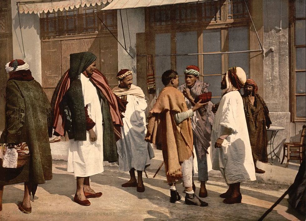 #35 Arabs disputing, Algiers, Algeria