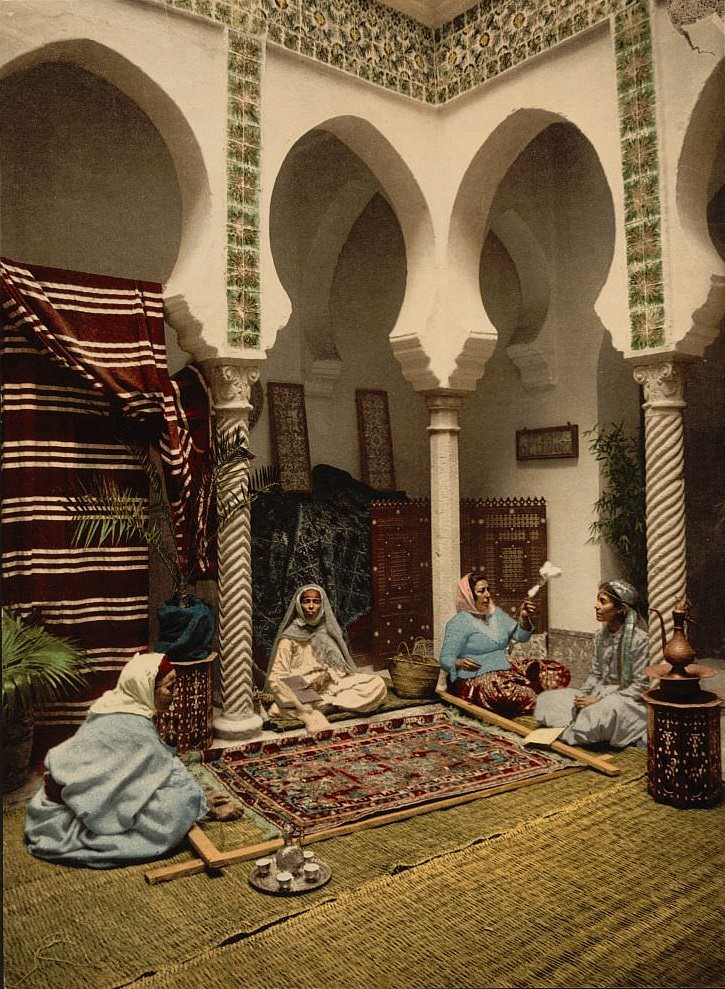 #39 Luce Ben Aben, Moorish women preparing couscous, Algiers, Algeria