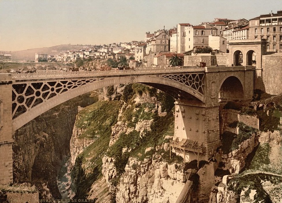 #47 With great bridge, Constantine, Algeria
