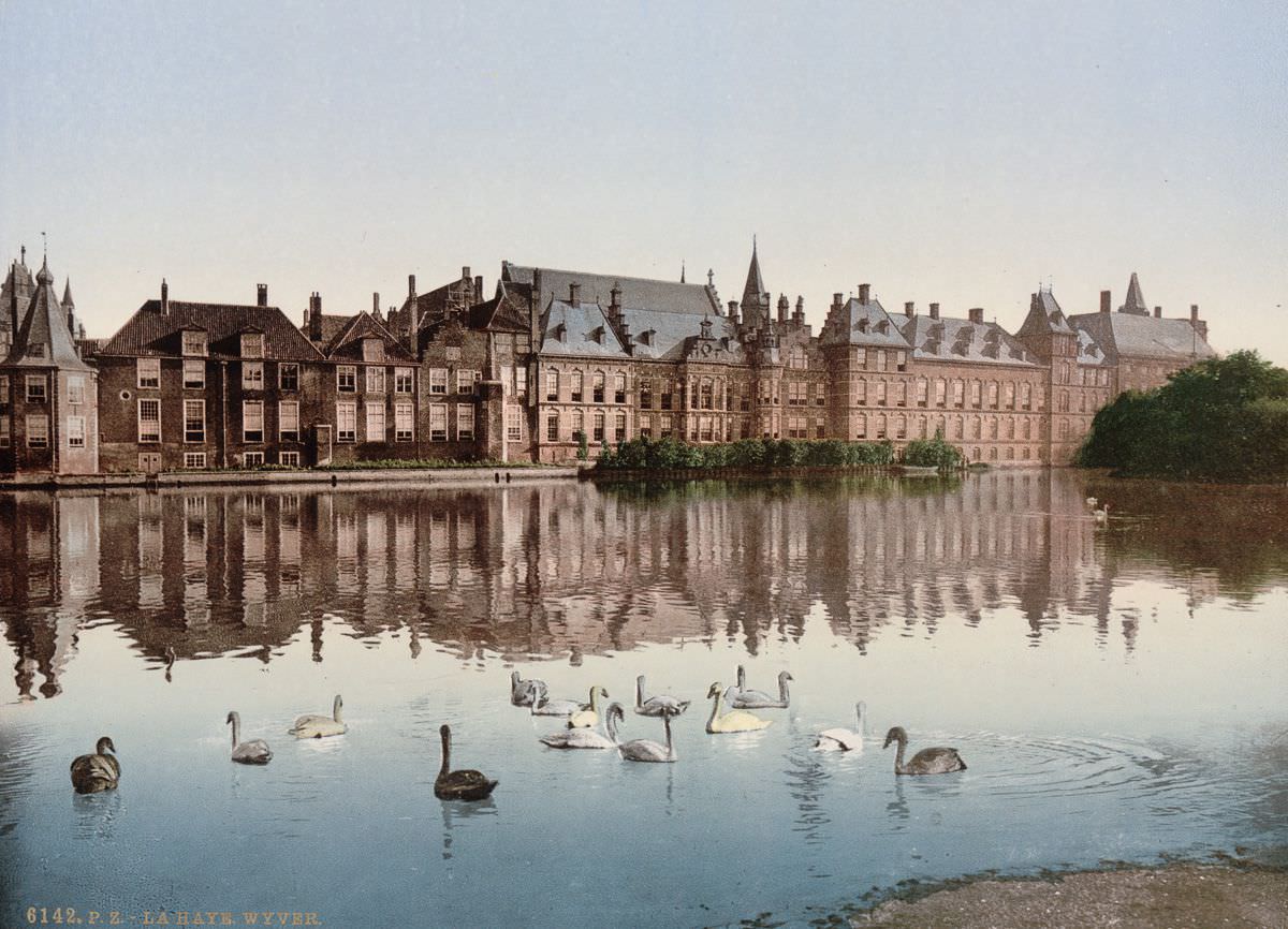 #31 The Binnenhof and Court Pond at The Hague.