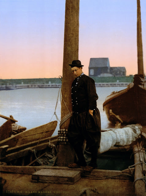 #39 Dutch fisherman, Marken Island, North Holland, the Netherlands