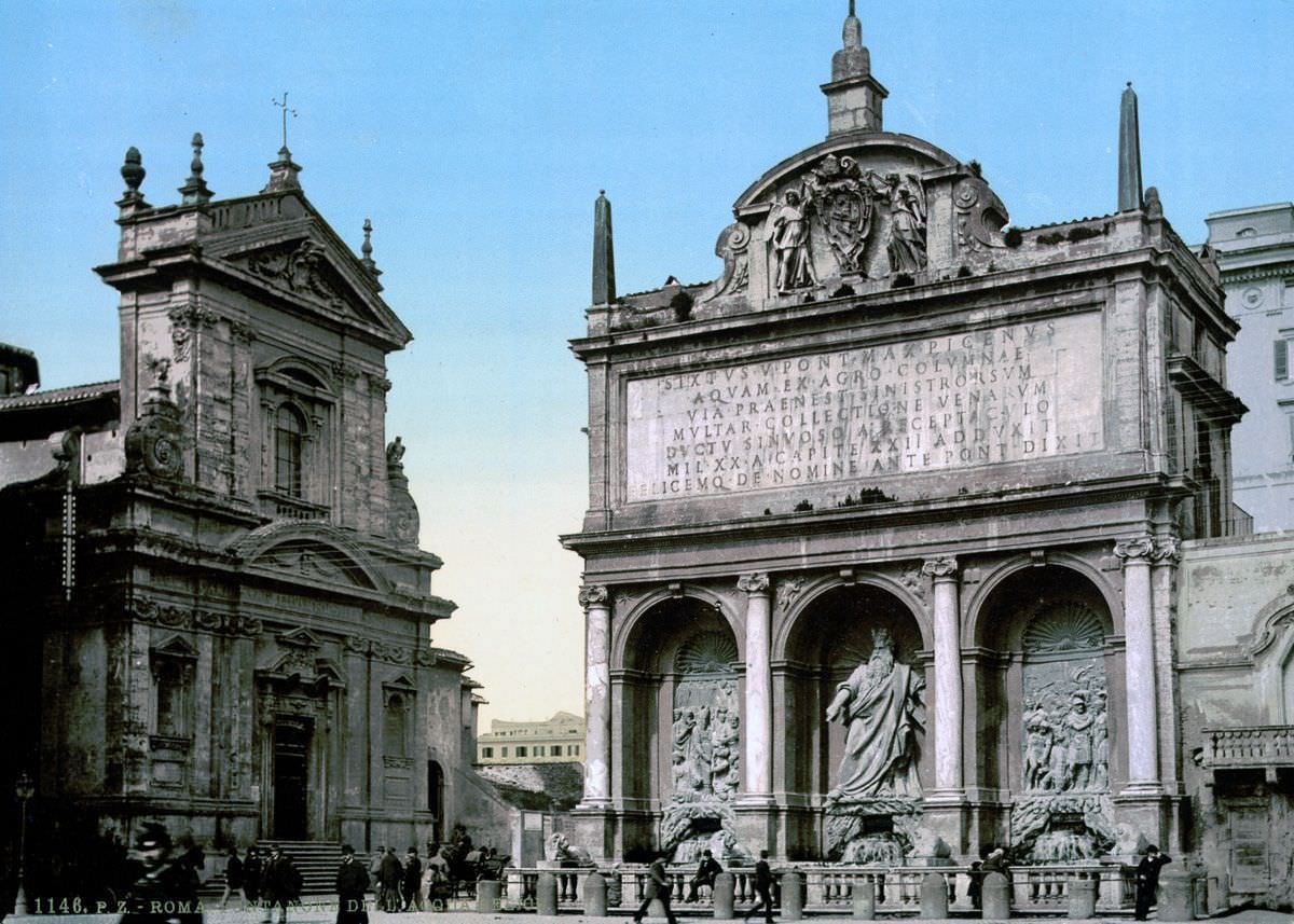 #12 The Acqua Felice fountain.